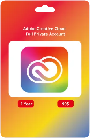 اشتراك Adobe Creative Cloud لمدة سنة – حساب خاص كامل